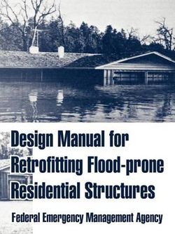 Design Manual for Retrofitting Flood-prone Residential Structures