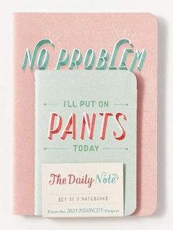 Daily Dishonesty: the Daily Note (Set of 3 Notebooks)