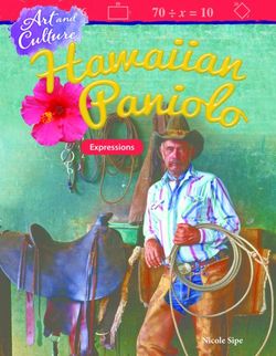 Art and Culture: Hawaiian Paniolo