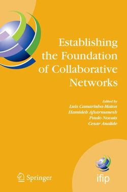 Establishing the Foundation of Collaborative Networks