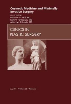 Cosmetic Medicine and Minimally Invasive Surgery, An Issue of Clinics in Plastic Surgery: Volume 38-3