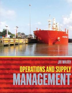 Operations and Supply Management