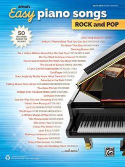 Alfred's Easy Piano Songs -- Rock and Pop