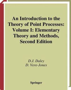 An Introduction to the Theory of Point Processes