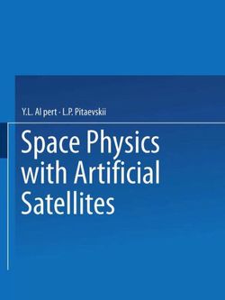 Space Physics with Artificial Satellites / Iskusstvennye Sputniki V Razrezhennoi Plazme /