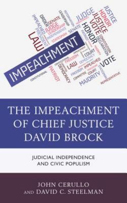 The Impeachment of Chief Justice David Brock