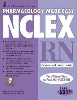 Chicago Review Press Pharmacology Made Easy for NCLEX-RN Review and Study Guide