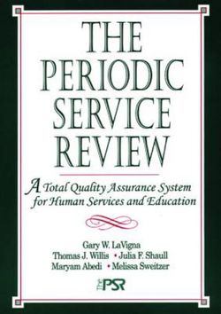 The Periodic Service Review