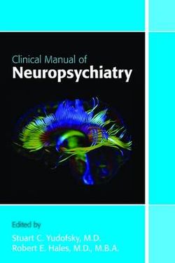 Clinical Manual of Neuropsychiatry