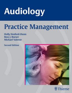 AUDIOLOGY Practice Management