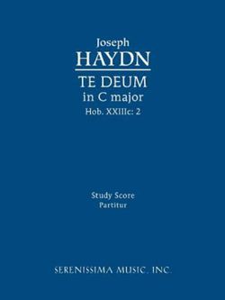 Te Deum in C major, Hob.XXIIIc.2