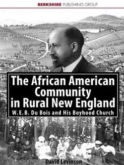 The African American Community in Rural New England