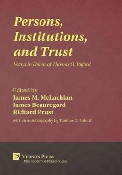 Persons, Institutions, and Trust