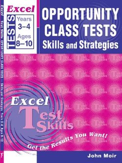 Excel Test Skills - Opportunity Class Tests Skills and Strategies 