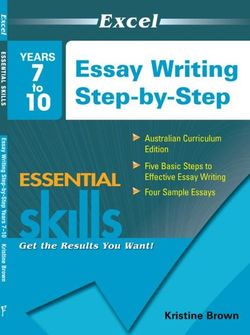 Essay Writing Step-by-Step