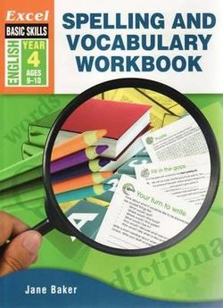 Spelling and Vocabulary Workbook