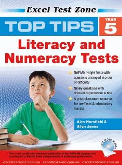 Excel Top Tips for Year 5 Literacy and Numeracy Tests