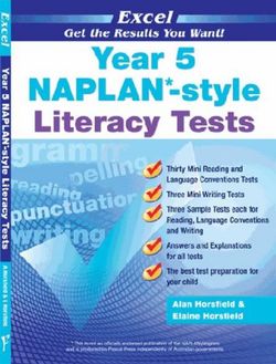 Excel NAPLAN - Style Literacy Tests