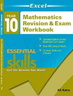 Excel Math Rev Exam Yr 10