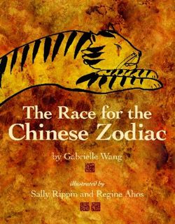 The Race for the Chinese Zodiac