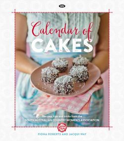 Calendar of Cakes