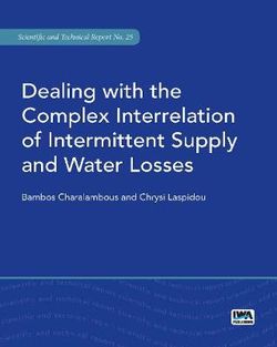 Dealing with the Complex Interrelation of Intermittent Supply and Water Losses