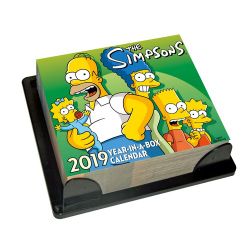 The Simpsons 2019 Desk Block Page a Day Desk Calendar