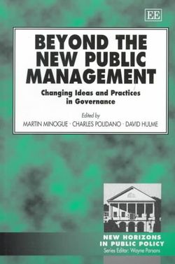 Beyond the New Public Management