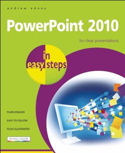 Powerpoint 2010 in easy steps