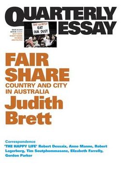 Fair Share: Country and City in Australia: Quarterly Essay 42