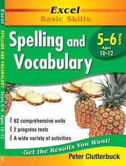 English Support Books: Spelling and Vocabulary: Years 5 & 6