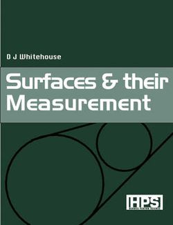 Surfaces and their Measurement