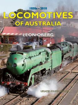 Locomotives of Australia 1850s-2010