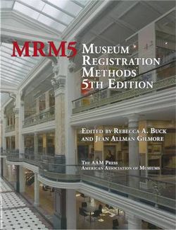 Museum Registration Methods