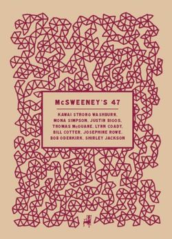 McSweeney's Issue 47