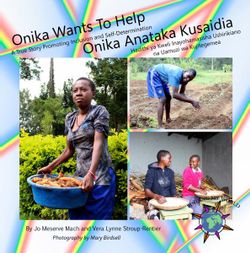 Onika Wants to Help/ Onika Anataka Kusaidia