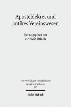 Aposteldekret und Antikes Vereinswesen