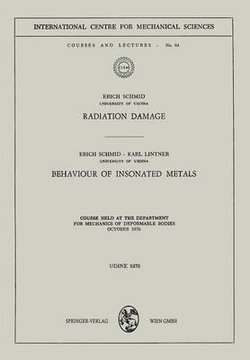 Radiation Damage. Behaviour of Insonated Metals