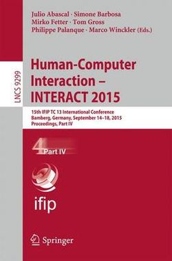 Human-Computer Interaction - INTERACT 2015