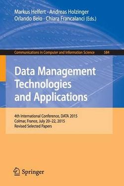 Data Management Technologies and Applications