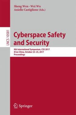 Cyberspace Safety and Security