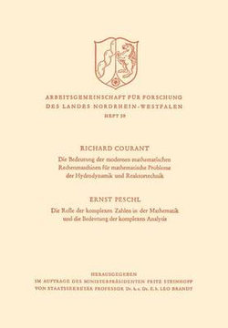 Die Bedeutung der Modernen Mathematischen Rechenmaschinen fuer mathematische Probleme der Hydrodynamik und Reaktortechnik. Die Rolle der komplexen Zahlen in der Mathematik und die Bedeutung der komplexen Analysis