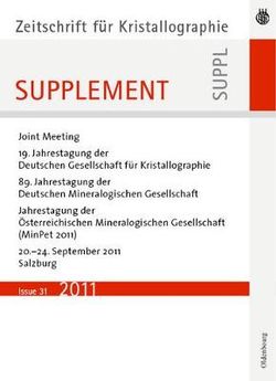 19. Jahrestagung der Deutschen Gesellschaft fuer Kristallographie, September 2011, Salzburg, Austria