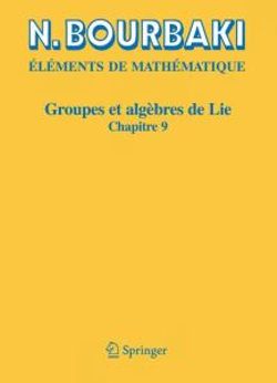 Groupes et algebres de Lie