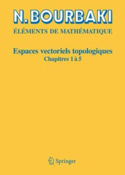 Espaces vectoriels topologiques