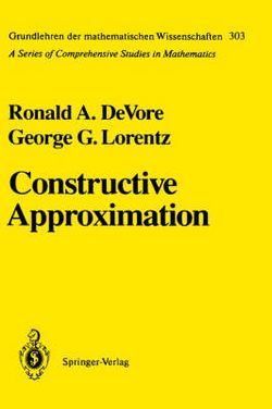 Constructive Approximation