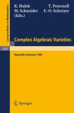 Complex Algebraic Varieties