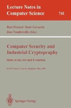 Computer Security and Industrial Cryptography