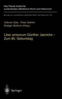 Liber amicorum Guenther Jaenicke - Zum 85. Geburtstag