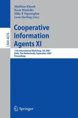 Cooperative Information Agents XI